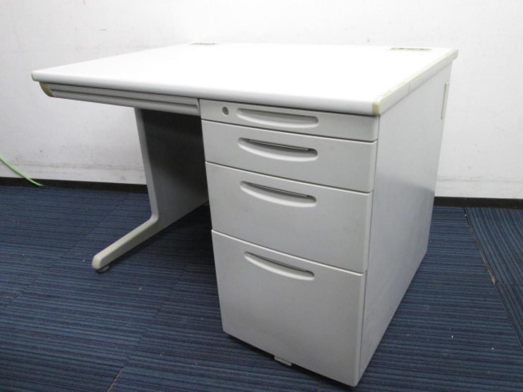 【便利な4段引出し】省スペースの1000mmタイプの片袖机【事務机】【中古オフィス家具】【中古オフィス用品】
                        SDデスクシステム
                                    中古
            