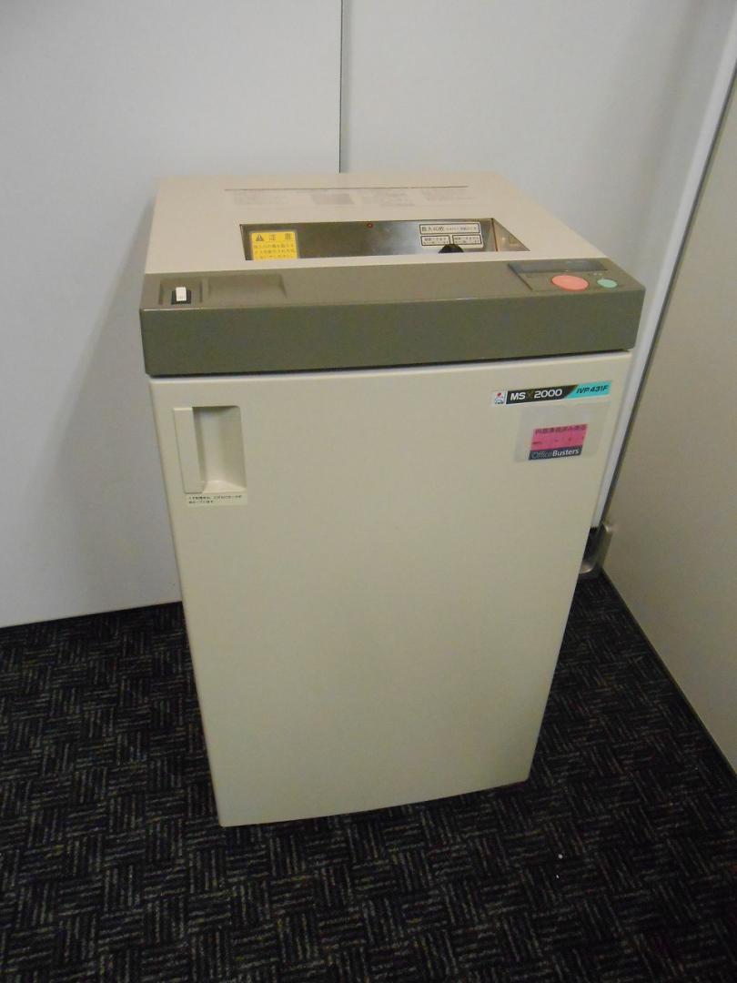 過年度品のためお得■ハイパワー業務用シュレッダー■安心の明光製
                        MSX2000
                                    中古
            