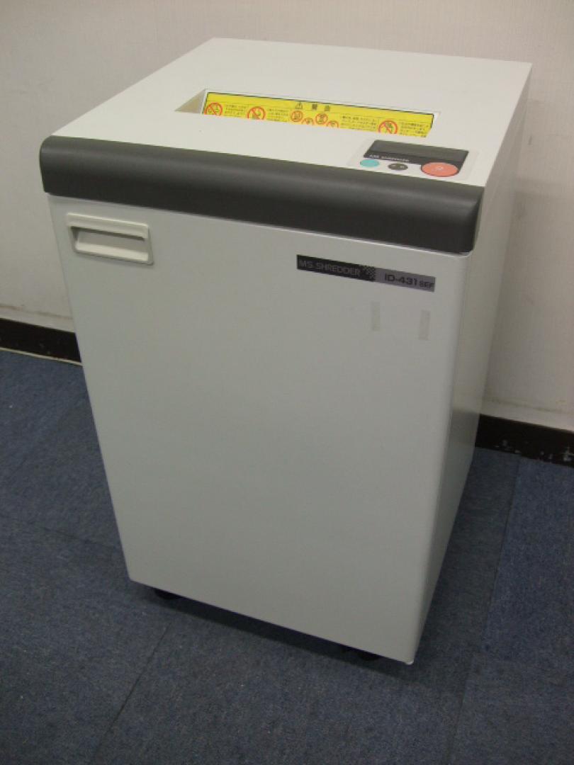 細かい裁断で個人情報をがっちりガード！　1ランク上のシュレッダーがお求めの方に！
                        MSシュレッダー IDシリーズ
                                    中古
            