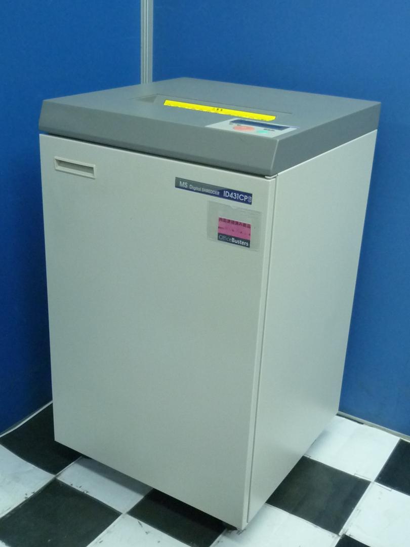 【作動状況良好】明光商会　ID-431CPS　最大裁断枚数55枚のパワフル仕様■動作確認済み！
                        ＭＳシュレッダー
                                    中古
            