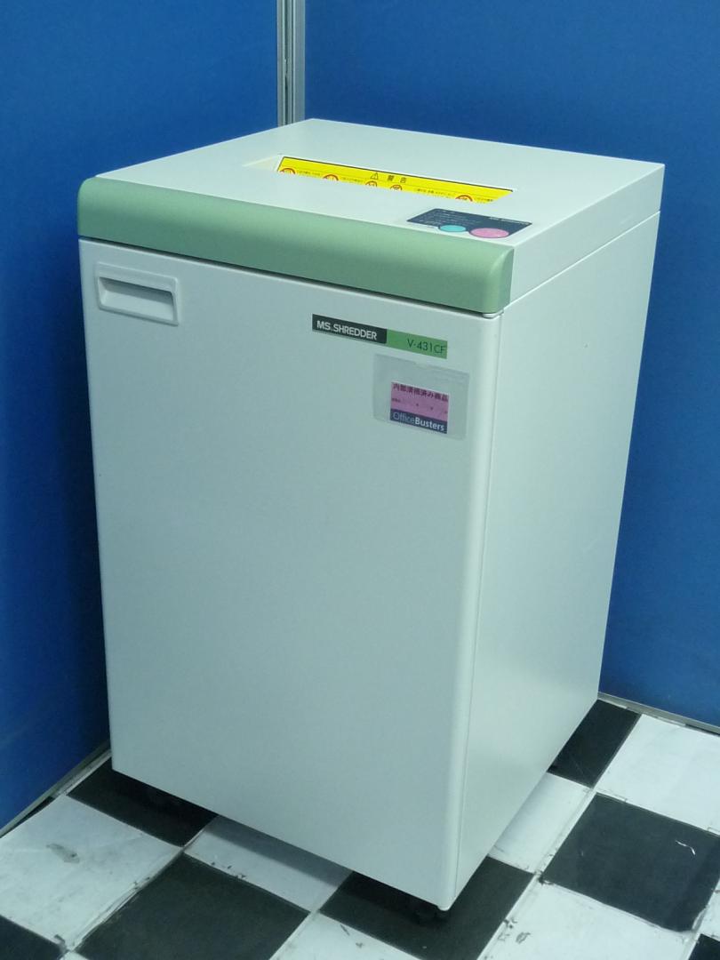 【2015年10月から実施されるマイナンバー対策に】明光商会　MS V-431CF
                        ＭＳシュレッダー
                                    中古
            