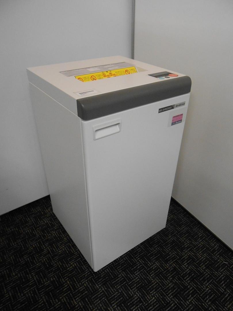 【パワフルシュレッダー最大裁断45枚～明光商会～MSID431PCF
                        MSID431PCF
                                    中古
            