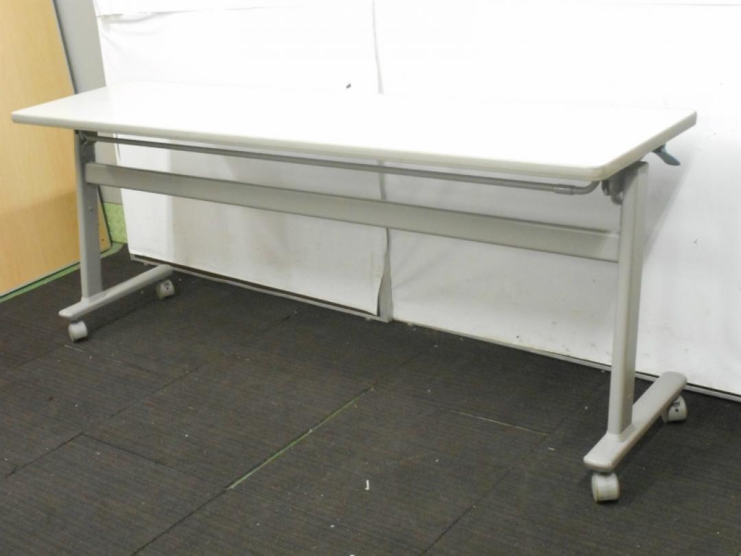 【6台入荷！状態良好】幅1800　奥行450　サイドスタックテーブル　幕板無しタイプ【中古会議用テーブル】【ロット】
                        サイドフォールドテーブル　Nタイプ
                                    中古
            