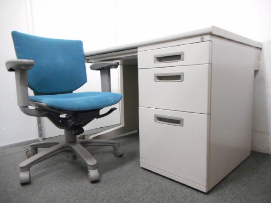 【セット商品】■イナバ 片袖机(W1000mm)＋イトーキ トリノチェアセット 
                        
                                    中古
            