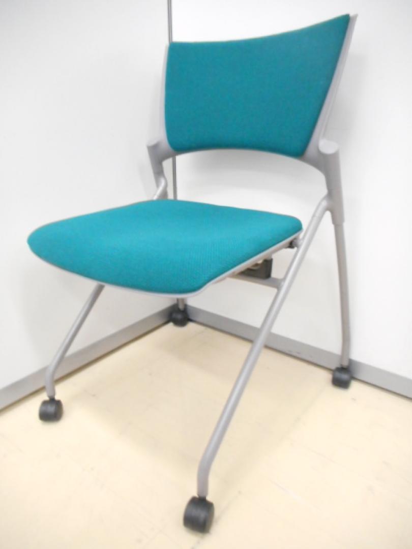 【会議用チェア】ネスティングタイプ｜鮮やかなグリーン｜国内メーカー品【状態良好】
                        マノス
                                    中古
            