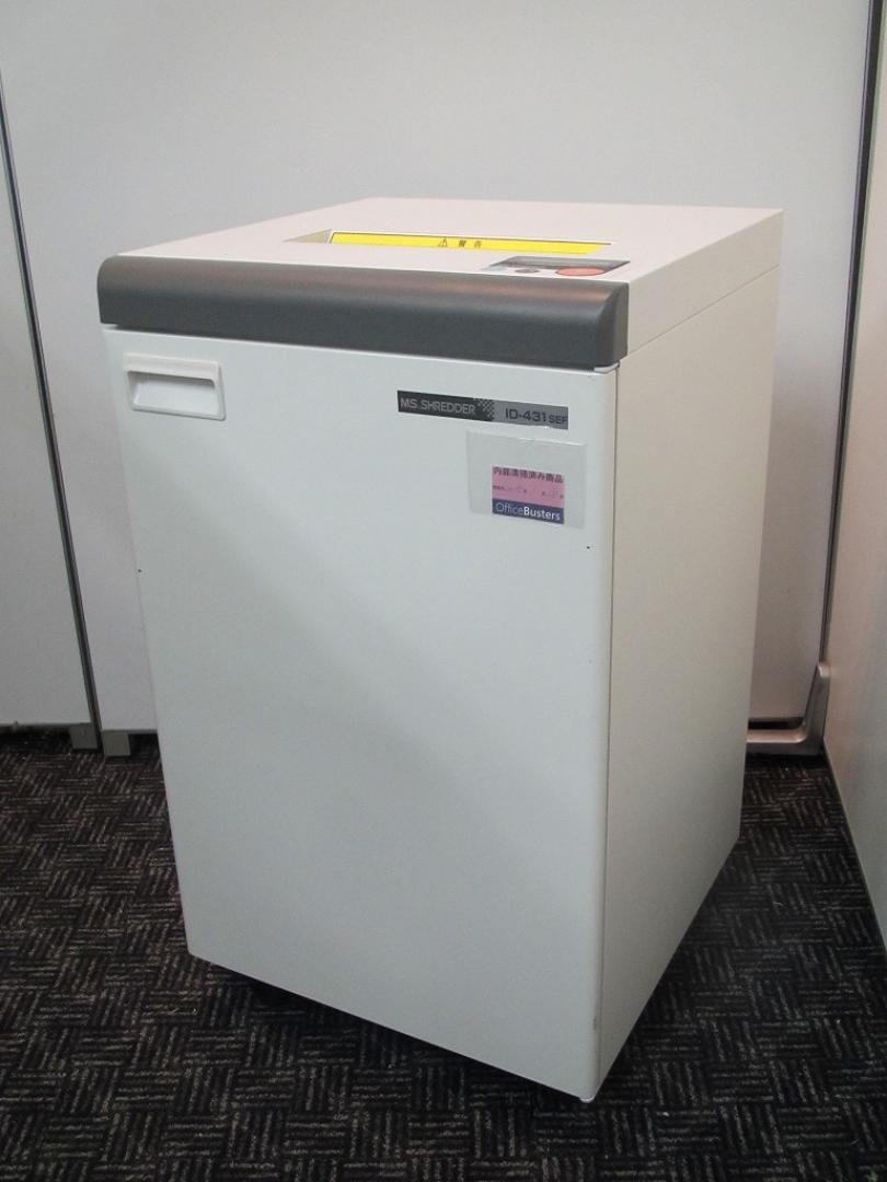 【明光商会製定番のシュレッダー】～ＭＳ431ＳＥＦ　裁断最大枚数35枚～
                        ID431SEF
                                    中古
            