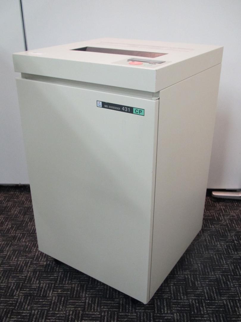 【明光商会製　431CP】～オフィスシュレッダー　最大裁断枚数40枚～
                        431ＣＰ
                                    中古
            