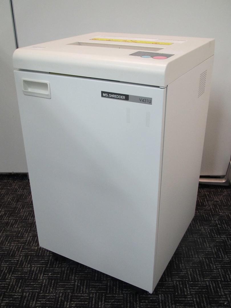 【明光商会製シュレッダー】～MS V431U 最大裁断枚数20枚～
                        MS V431U
                                    中古
            