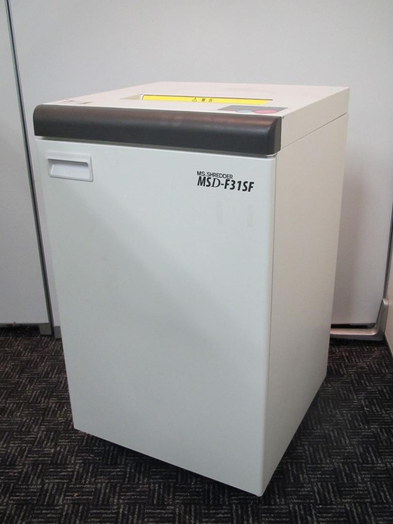 【明光商会製パワフルシュレッダー】～MSD-F31SF 最大裁断枚数55枚～
                        MSD-F31SF
                                    中古
            