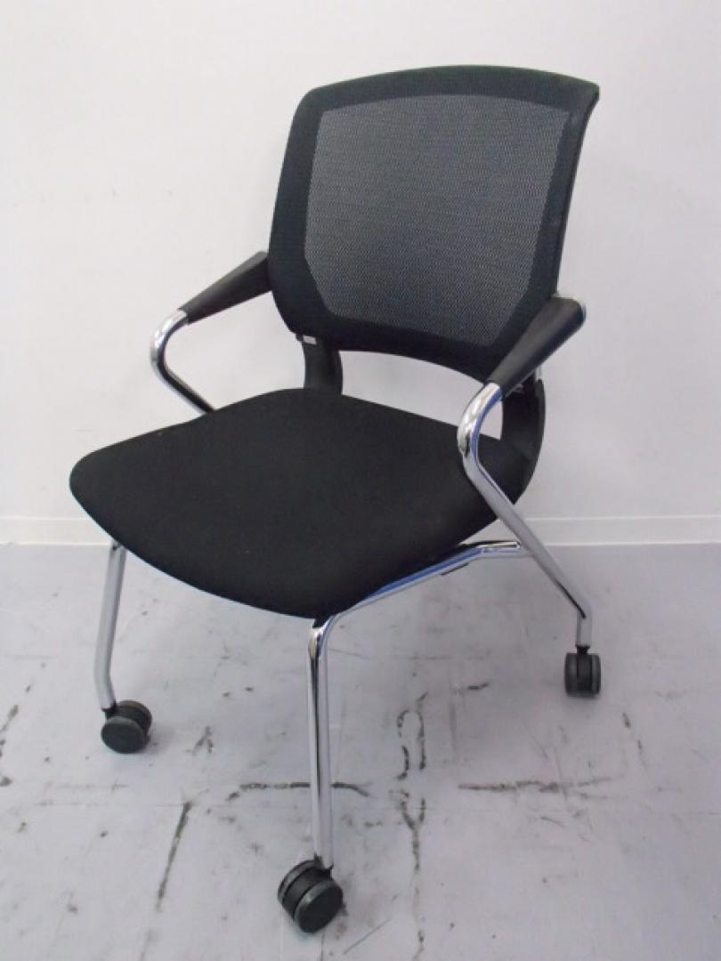 【4脚揃います！】｜ミーティングチェア｜KOKUYO製｜創造的なコミュニケーションを支援するミーティングチェア！
                        サテリテシリーズ
                                    中古
            