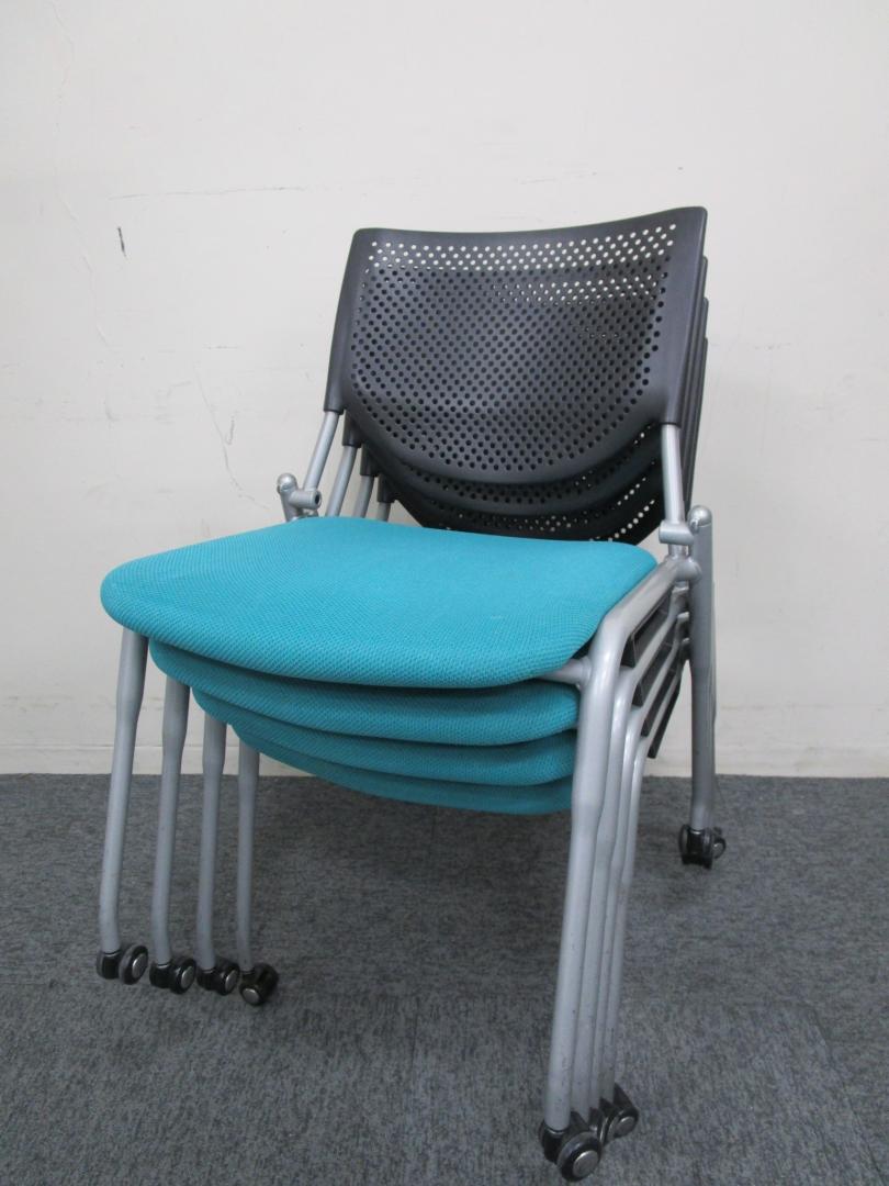 【4脚セット商品】【会議用チェア】オカムラ製　会議用チェア入荷です！※重ねて収納出来ます！【ロット】【状態良好】
                        プロスタックシリーズ
                                    中古
            