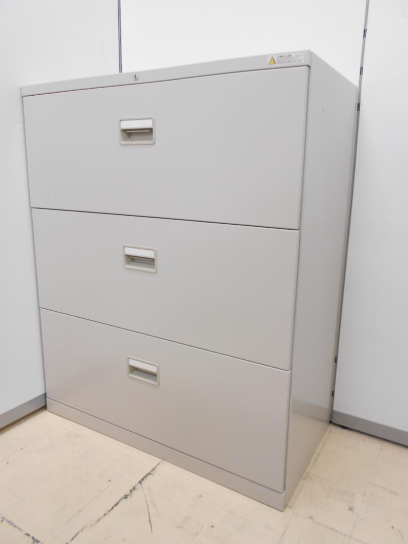 【収納力抜群】3段ラテラル｜重たいファイルの収納に最適です｜国内メーカー製｜グレー
                        42
                                    中古
            