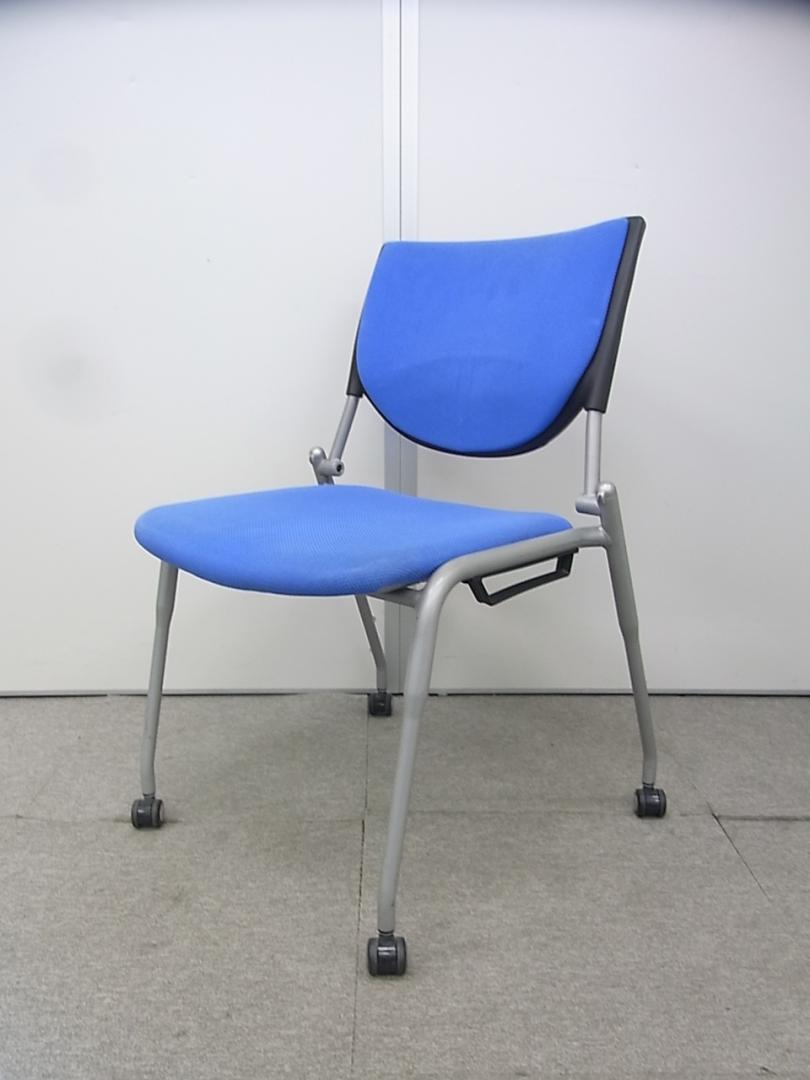 【8脚在庫有り】オカムラ製 プロスタックチェア キャスター付きの会議用チェア■使用しないときは重ねて収納可能
                        プロスタック
                                    中古
            