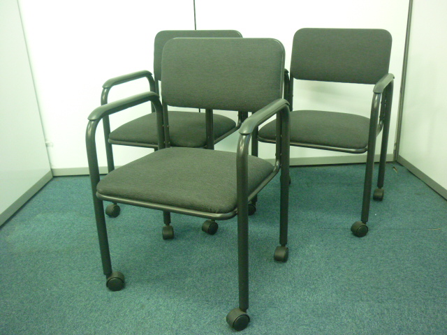 3脚セット｜ミーティングチェア｜キャスター付きで移動に便利　会議や研修に最適！
                        
                                    中古
            