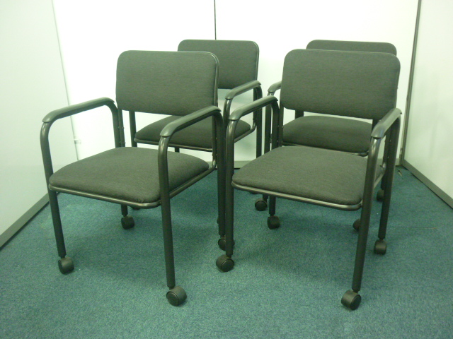 4脚セット｜ミーティングチェア｜キャスター付きで移動に便利　会議や研修に最適！
                        
                                    中古
            