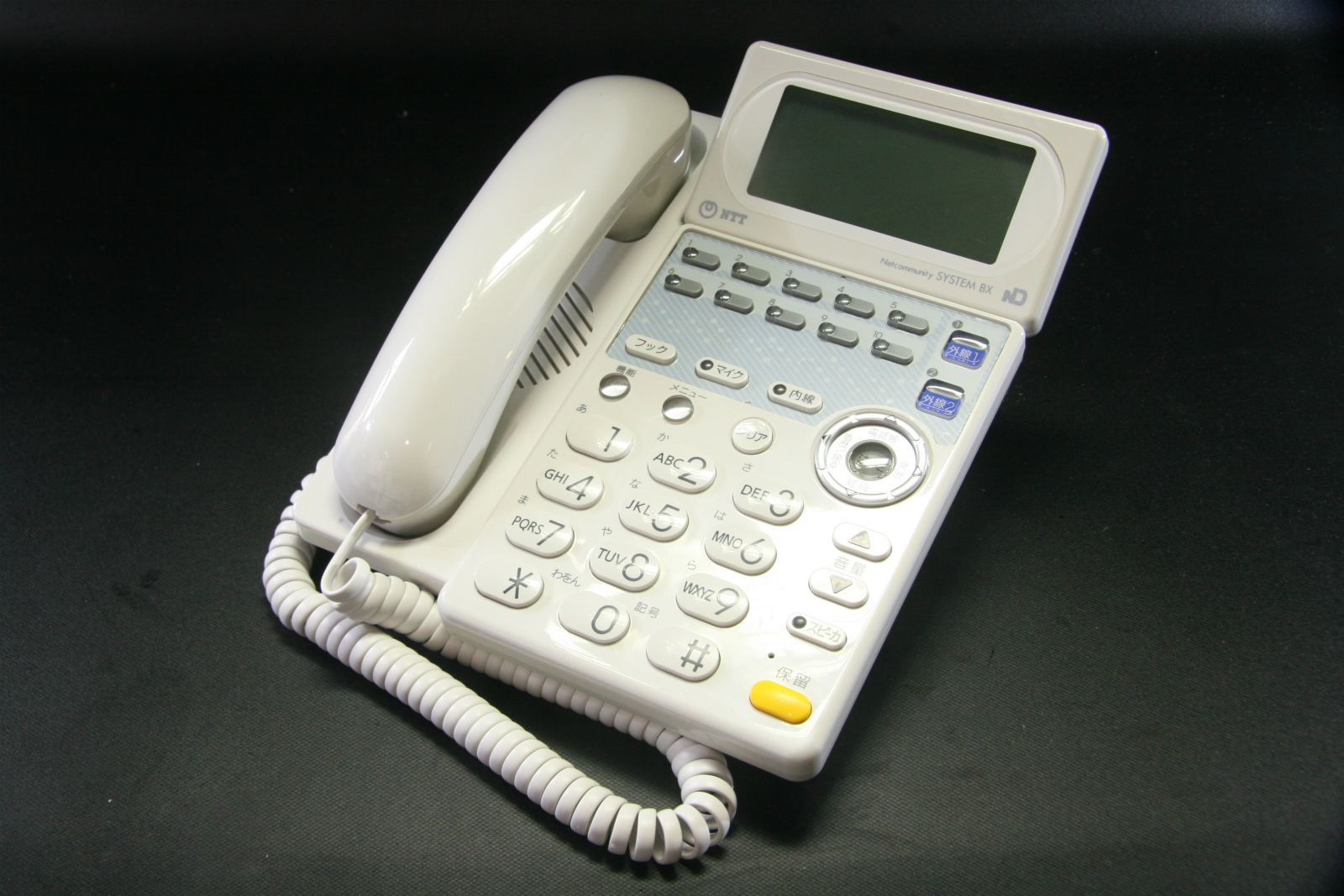 中古】αBX BX-STEL-<1><W> NTT 電話機 138226 中古オフィス家具ならオフィスバスターズ