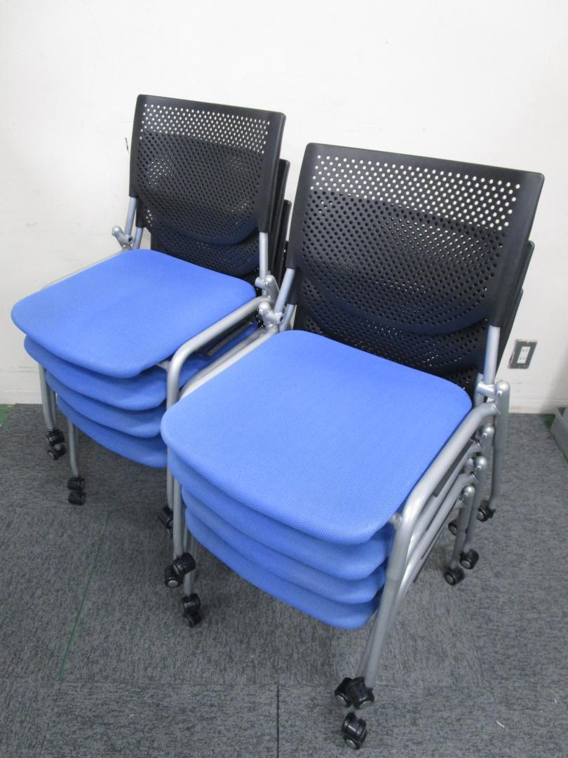 【セット商品】【8脚セット】オカムラ製プロスタックチェア　重ねて収納出来るタイプ（スタッキングタイプ）【状態良好】
                        プロスタック
                                    中古
            