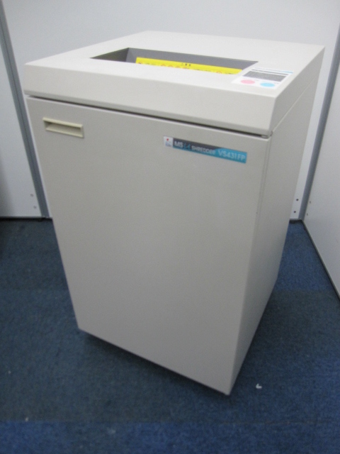 【シュレッダーもホワイトは綺麗ですよね】明光商会製　MS V431FP【ワンカットクロス方式】
                        
                                    中古
            