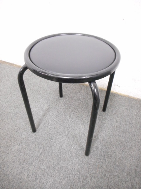■丸イス　■ブラック　■オフィス用スツール　■パイプ丸椅子
                        
                                    中古
            