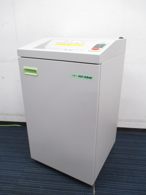 【マイナンバー対策にピッタリ!】業務用シュレッダー|シグマ技研製｜A3対応◎｜クロスカット方式採用
                        SGX-R314E
                                    中古
            