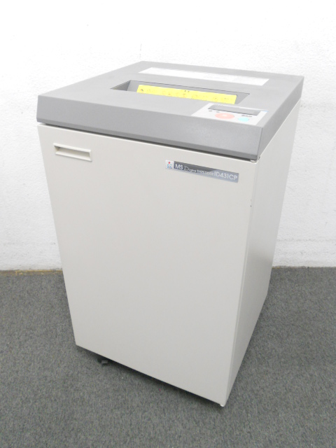 【最大45枚細断！】■MSシュレッダー【ID431CP】　■スパイラルカット　■【明光商会】
                        MSシュレッダー
                                    中古
            