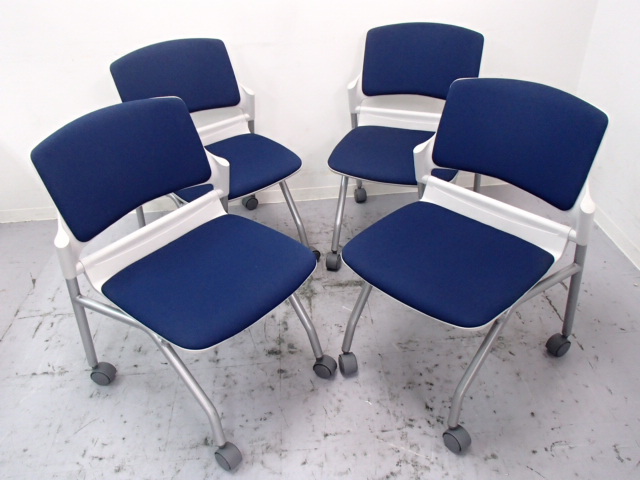 【4脚セット】｜ミーティングチェア｜ネスティング収納可能！
                        MF-180Nシリーズ
                                    中古
            