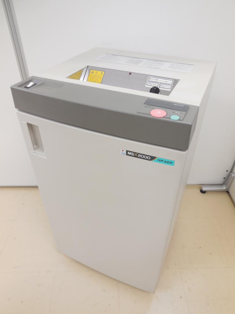 【人気商品が1台入荷！】明光商会製 IVP431F スパイラルカット方式■マイナンバー対策に高性能シュレッダーを！【容量たっぷり！】
                        
                                    中古
            