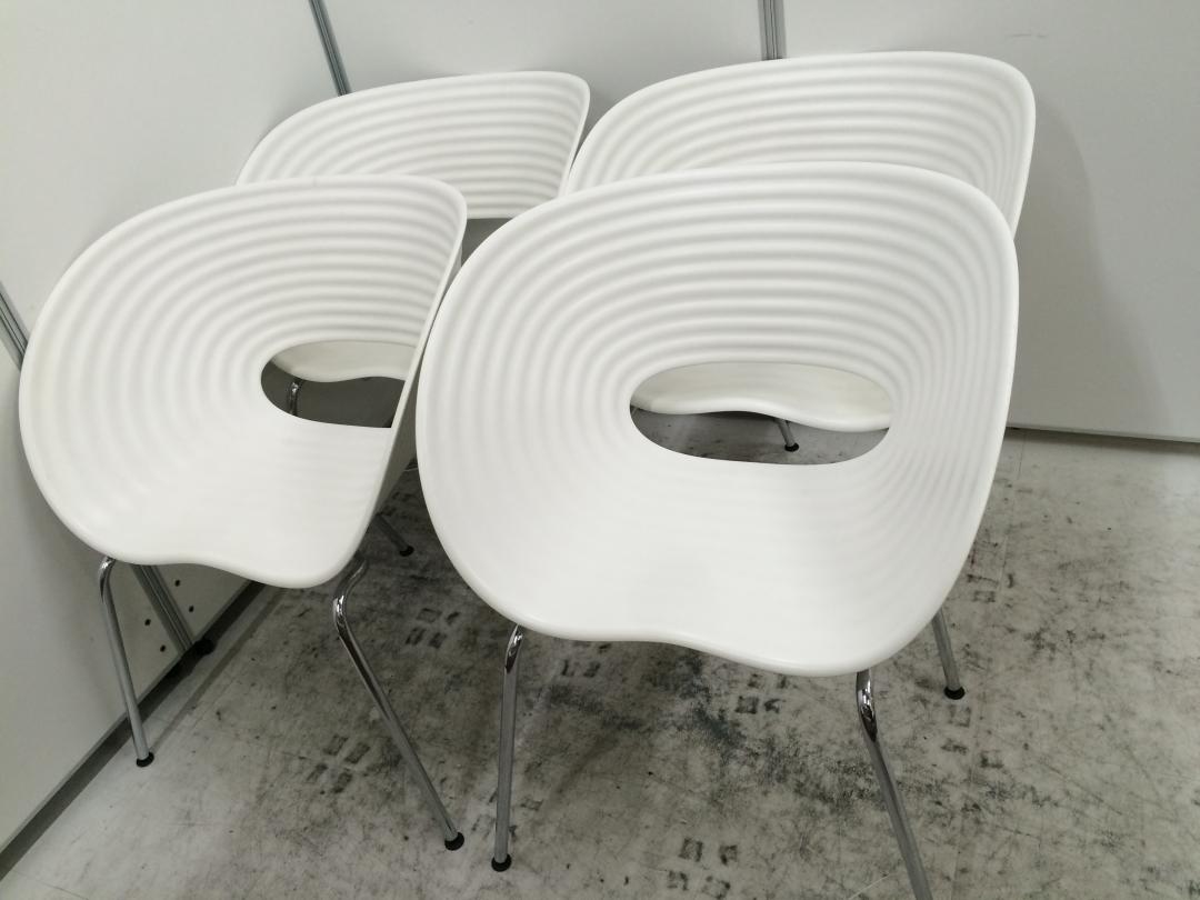 中古・vitra.・ヴィトラ・スタッキングチェア・ホワイト 中古】 vitra/ヴィトラ スタッキングチェア 148589 - 中古