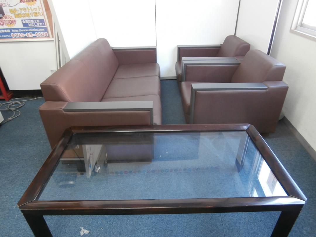 【プラス製】【応接セット】在庫１セットのみとなりますのでお早めにお問い合わせください！！
                        
                                    中古
            