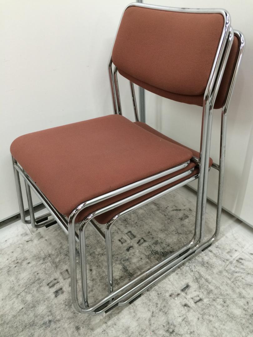【3脚セット】スタッキングチェア　重ねて収納　憩室や簡易応接用として
                        
                                    中古
            