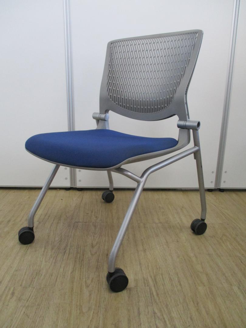 【3脚限定】ミーティングチェア！ブルー
                        グラータ
                                    中古
            
