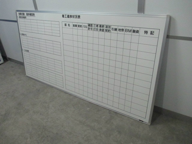 【一台限定入荷！】着工進行表1枚入荷！幅1800で広々使えるのが魅力です！【中古オフィス家具】
                        
                                    中古
            