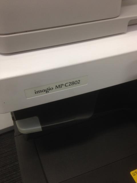 中古】imagio MP MPC2802 リコー/RICOH カラー複合機(コピー機) 152452 中古オフィス家具ならオフィスバスターズ