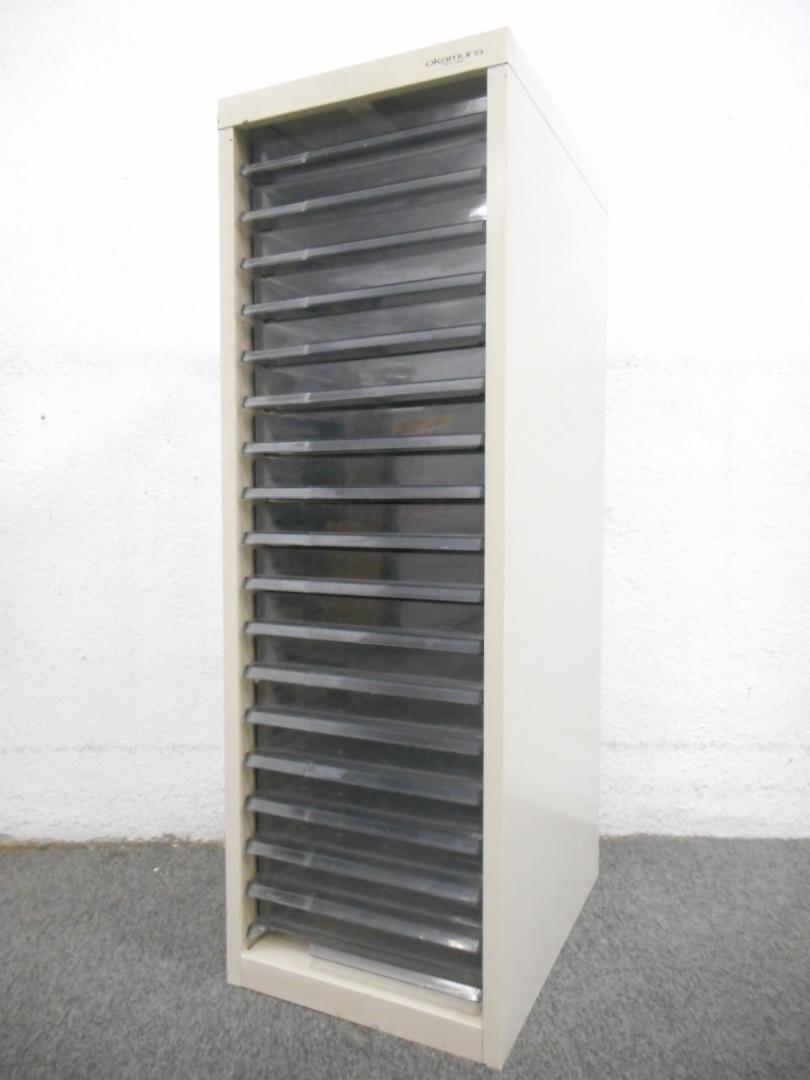 ■クリスタルトレイキャビネット■A4用紙サイズ■18段トレー■※1ヶ所トレー欠けあり
                        
                                    中古
            