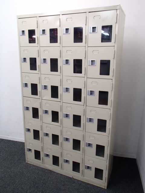 24名様で使用可能！｜シューズロッカー｜4列×6段
                        
                                    中古
            