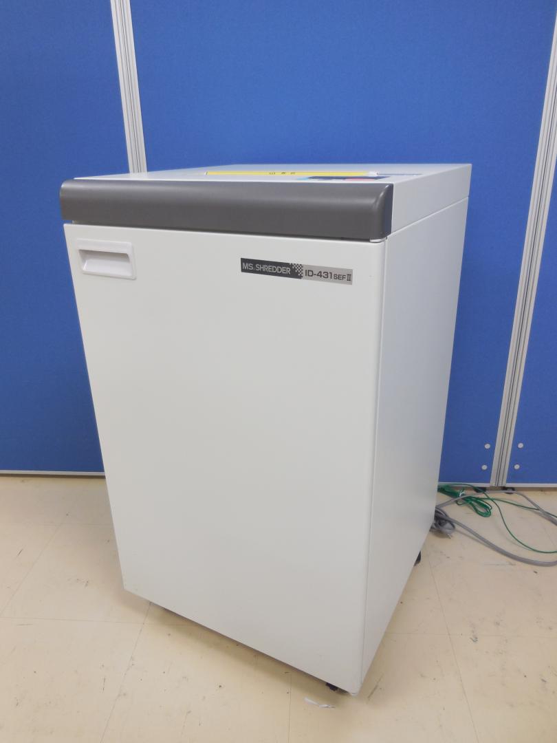 【マイナンバー対策に！】明光商会製 ID-431SEFⅡ■スパイラルカット方式■最大約55枚裁断で業務効率アップ！初期導入・入替にオススメです！【高性能】
                        
                                    中古
            