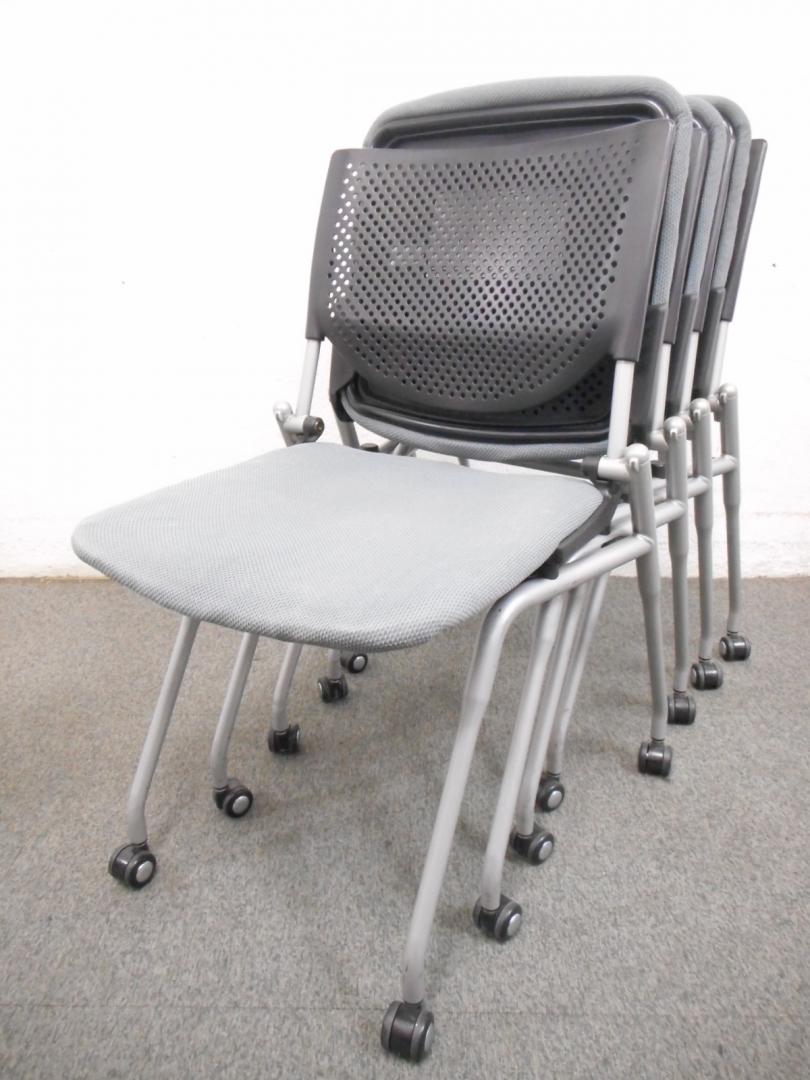 【セット商品】■ネスティングチェア4脚セット ■グレー ■オカムラ・プロスタック【水平スタッキングチェア】【クッション劣化品】【おつとめ】
                        プロスタック
                                    中古
            