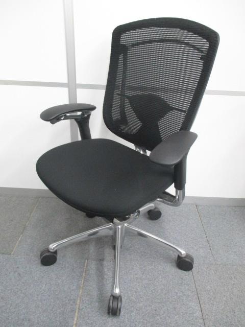 【中古】コンテッサチェア CM32AB FBF1 オカムラ/okamura 肘付ハイバックチェア 154101