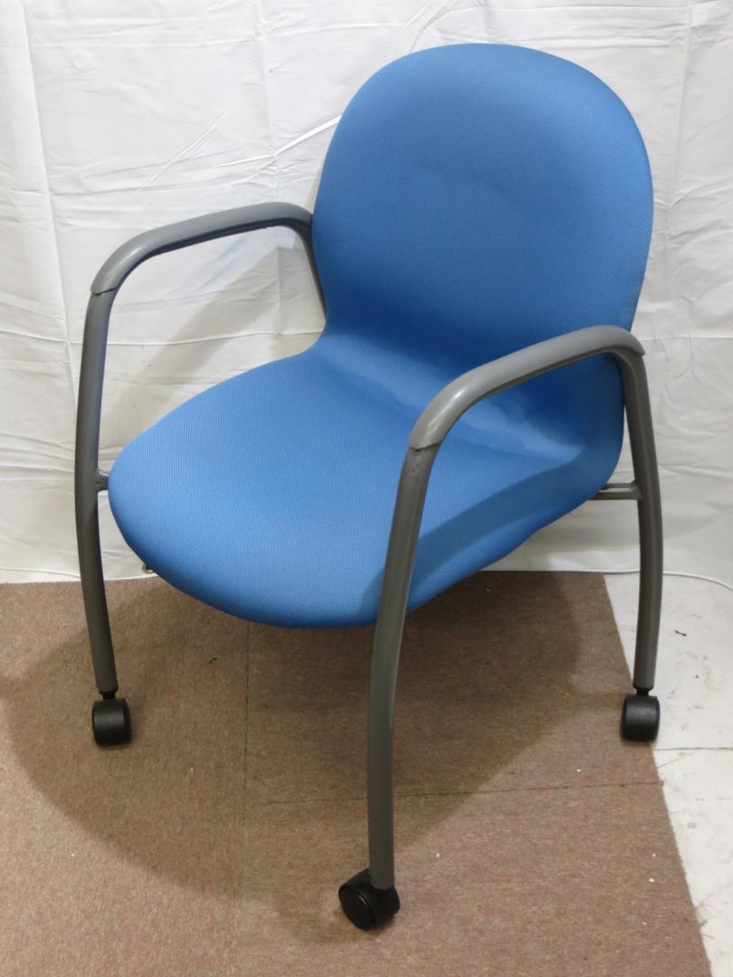 【6脚セット】【会議用】ライオン製　ミーティングチェア【肘付き】	
                        
                                    中古
            