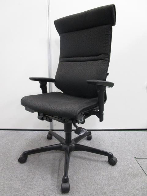 中古】エルシオチェア CR97ME-FAE1 オカムラ/okamura 肘付ハイバック 