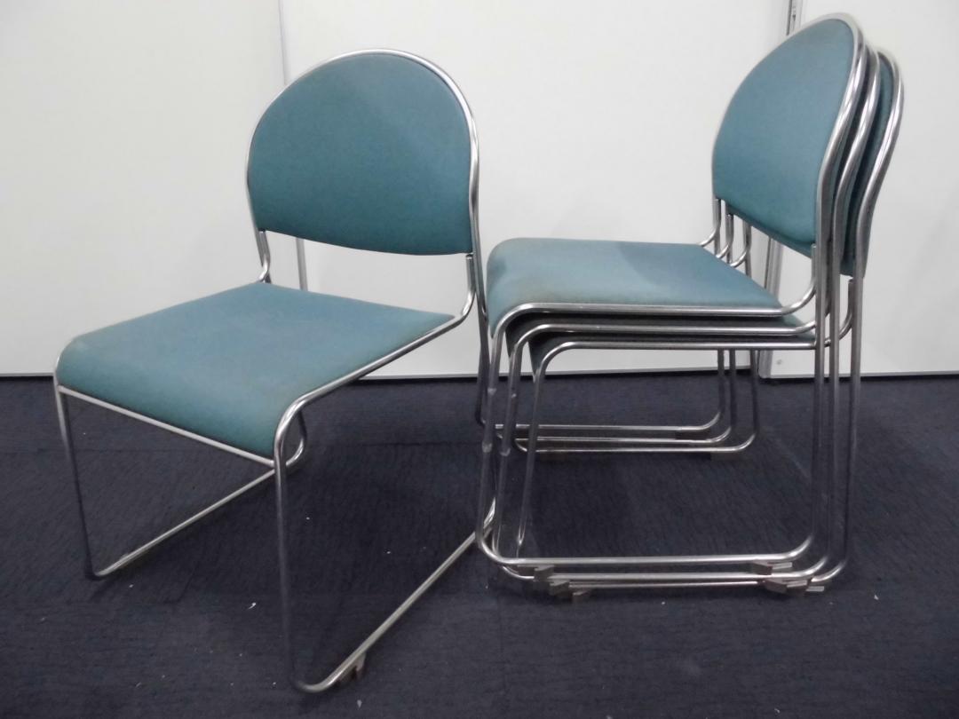 【4脚セット】コクヨ｜スタッキングチェア｜グリーン【座れればいいやシリーズ！】
                        
                                    中古
            