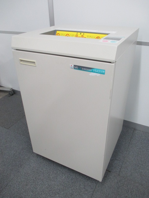 【一台入荷】明光商会シュレッダー　MS-VS431FP
                        
                                    中古
            