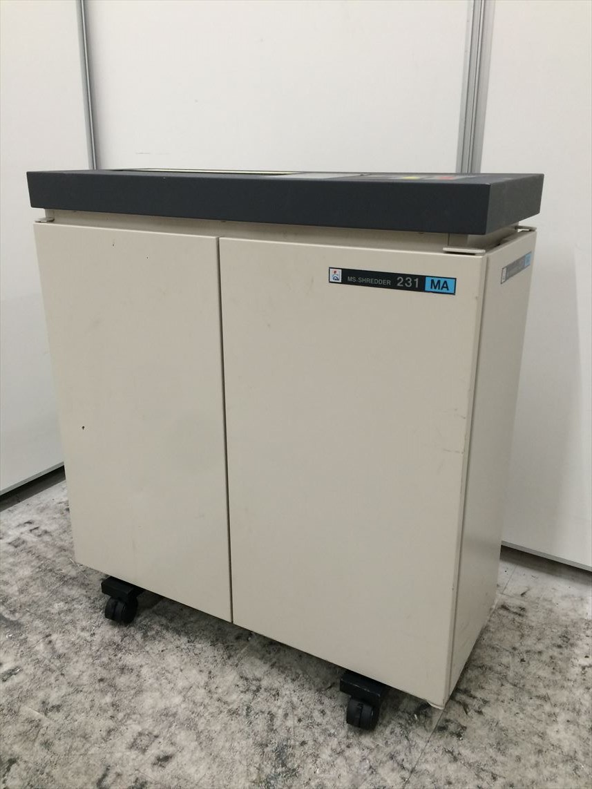 【こぶりなシュレッダー】小振りでも明光商会　MS231MA　少人数向けの人気商品です。
                        
                                    中古
            