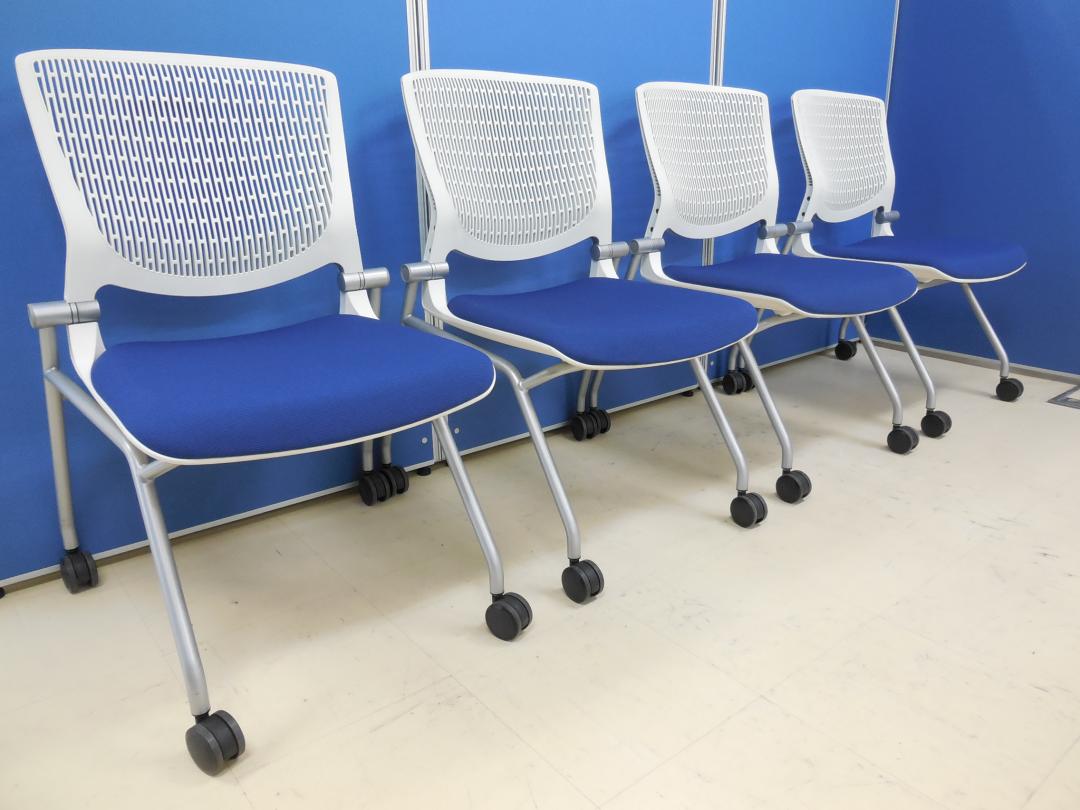 【Blue Sky Blue】岡村製作所製 Grata(グラータ)4脚セット■デザイン性・座り心地ともに人気の即売れチェア！【ネスタブル】
                        グラータ
                                    中古
            