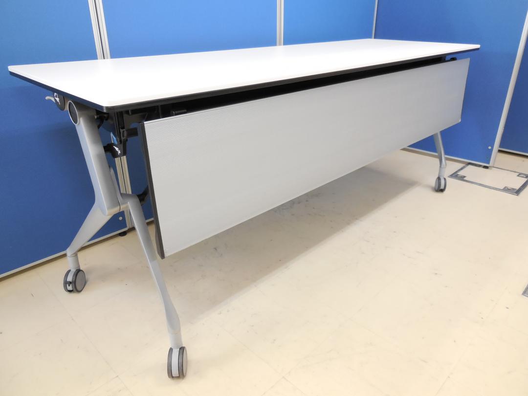 【10台入荷！】サイドスタックテーブル 岡村製作所 INTERACT NT ■パネル付き■幅広いシーンにて対応可能！人気商品です！【フラップ式会議テーブル】 
                        インターアクトNT
                                    中古
            