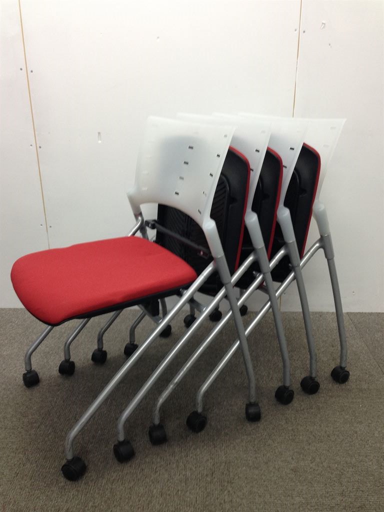 【4脚セット】ネスティングチェア｜イトーキ製 マノス｜平行スタック可能｜【状態良好】
                        マノス
                                    中古
            