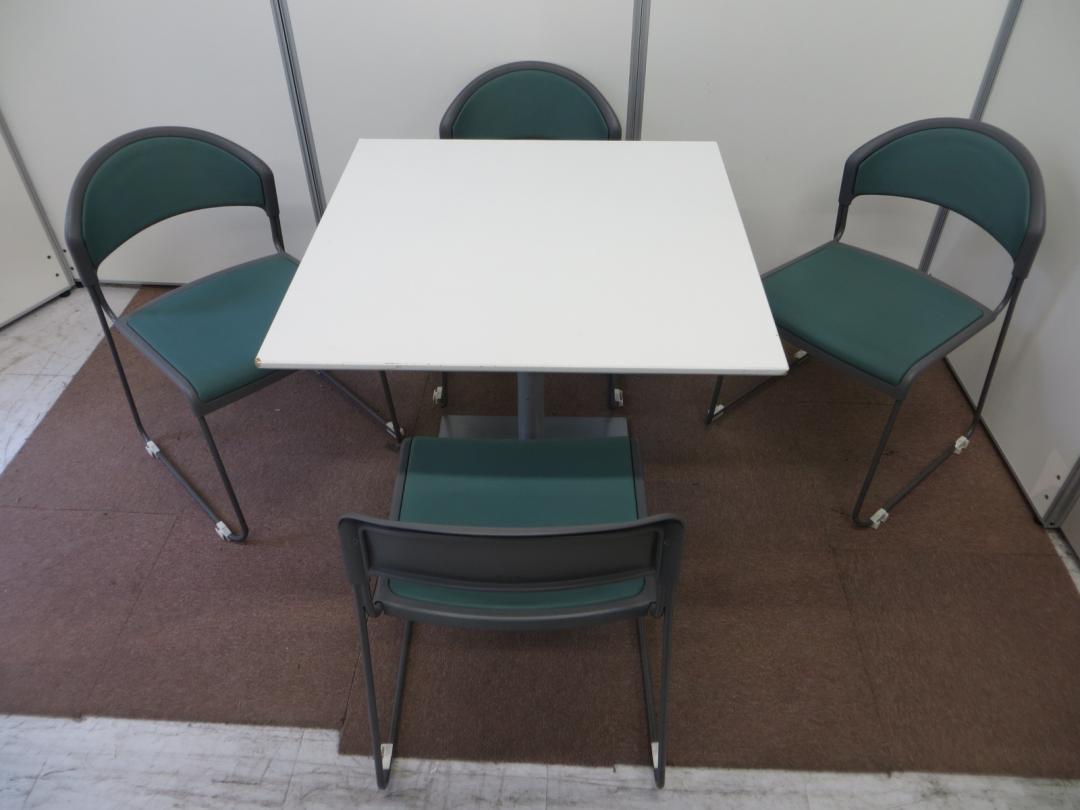 【おつとめ品】オフィス作り演出の一つにいかがでしょうか【ミーティングチェア+角テーブルのセット】
                        
                                    中古
            