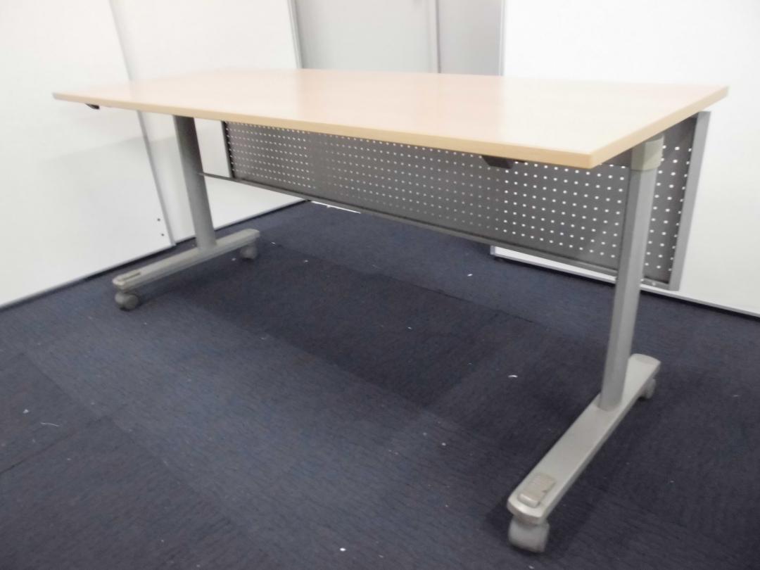 【ラス1値下げ50％OFF】ナチュラル天板｜内田洋行製｜サイドスタッグテーブル【W1600×D600】
                        
                                    中古
            