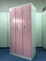 【1台限定】ピンク色｜本体は、ホワイト色です。診療所などの更衣室ロッカーとしていかがでしょうか？