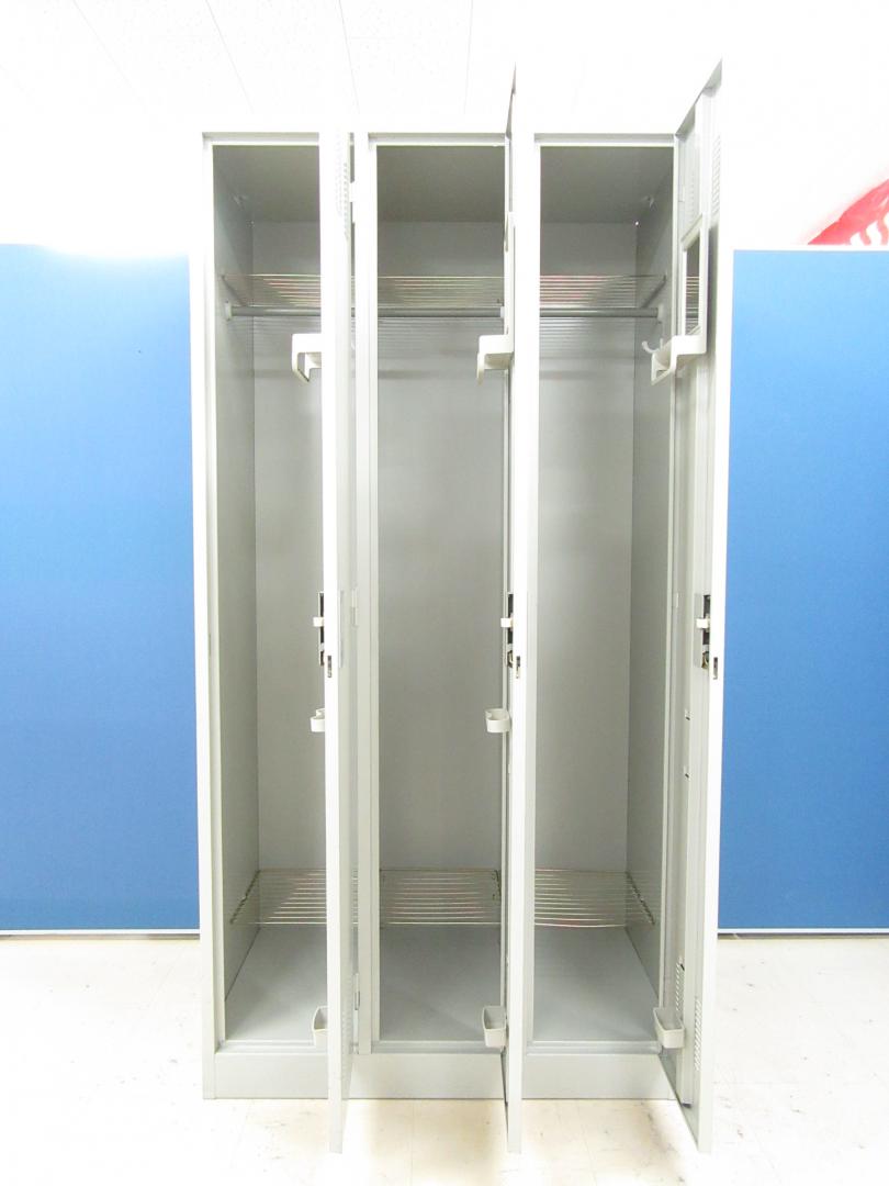 中古】LK LK3J ナイキ/NAIKI 3人用更衣ロッカー 163143 - 中古
